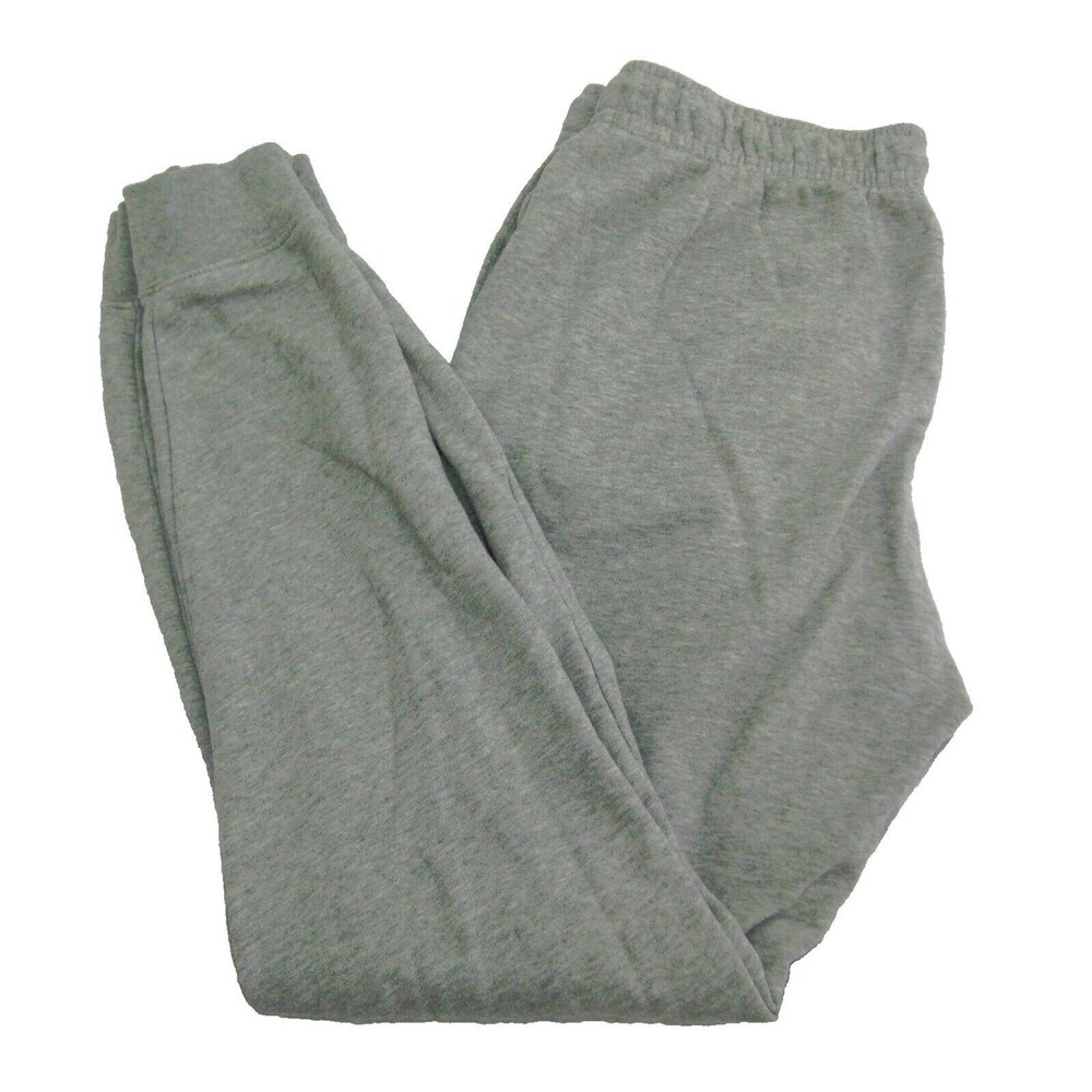 NIKE Men's (Medium) Gray Jogger Pants Athletic Sweatpants 2 Pockets Drawstring